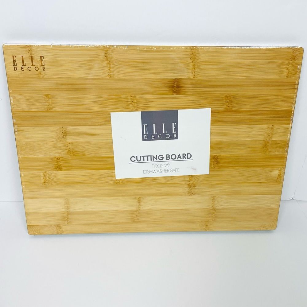 Elle Decor Dishwasher Safe Gourmet Cutting Board